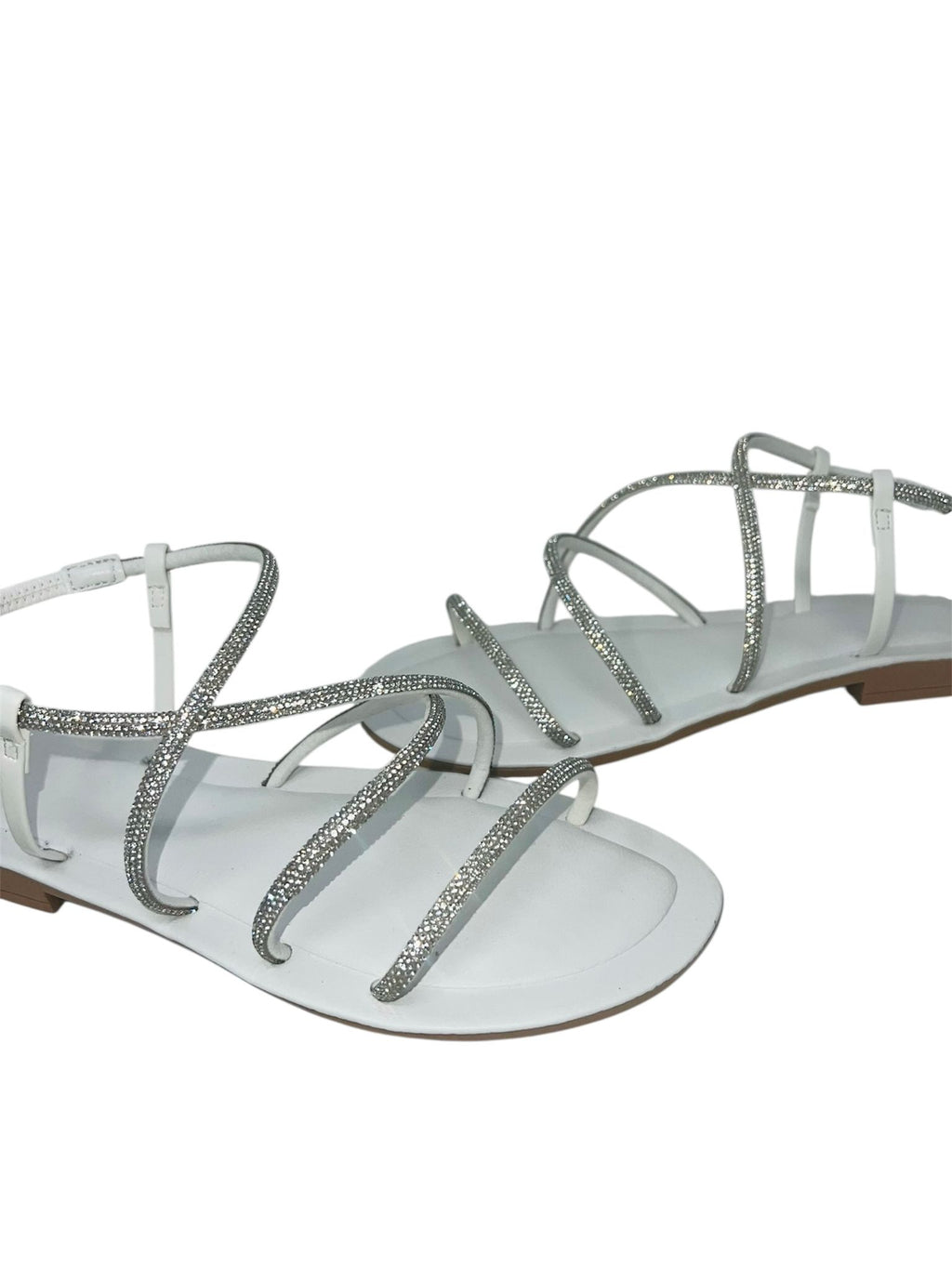 Sandalo basso crystal white - LIDO684