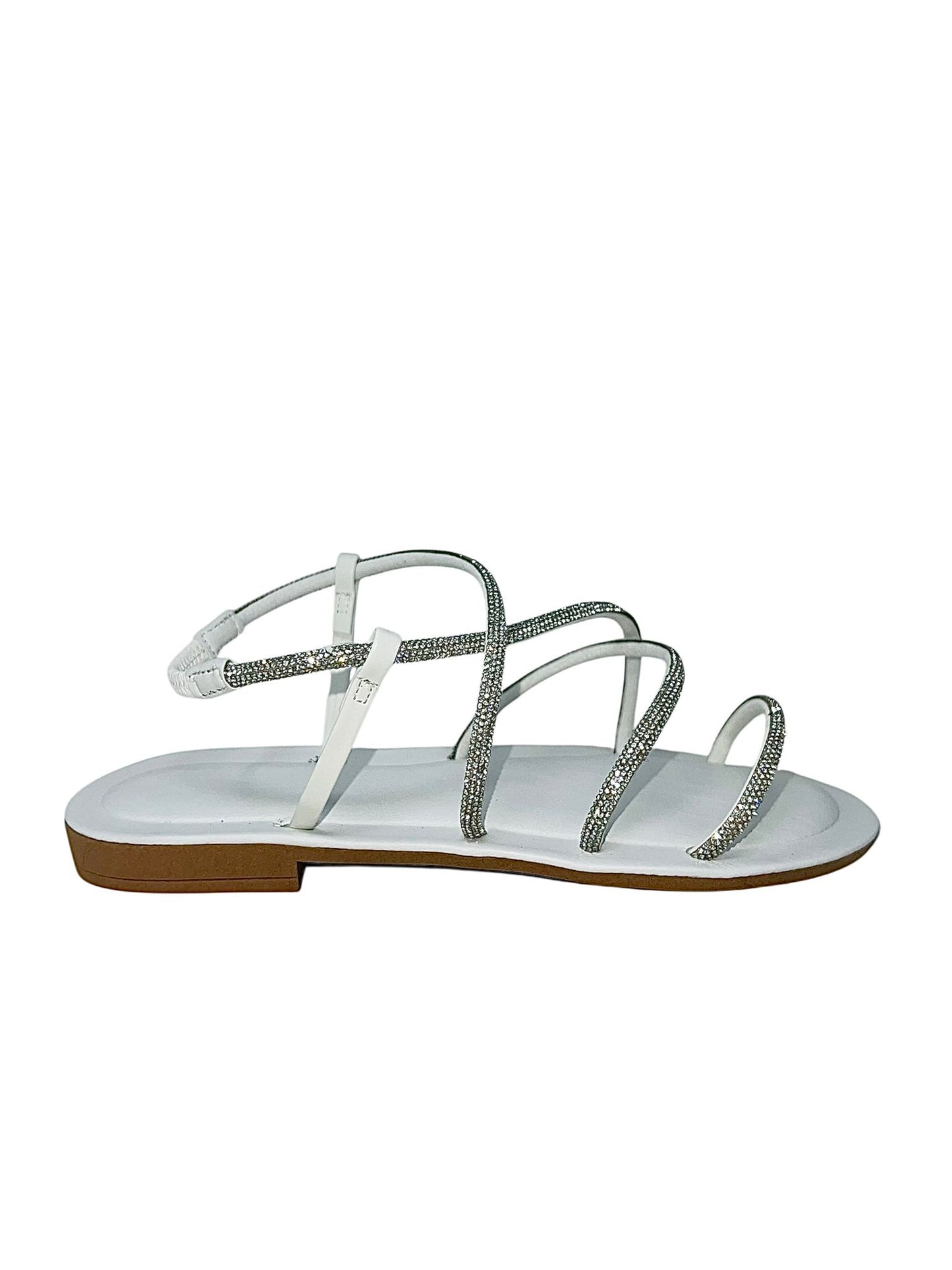 Sandalo basso crystal white - LIDO684