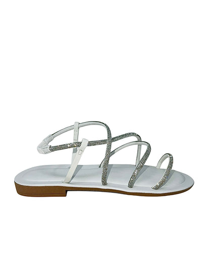 Sandalo basso crystal white - LIDO684