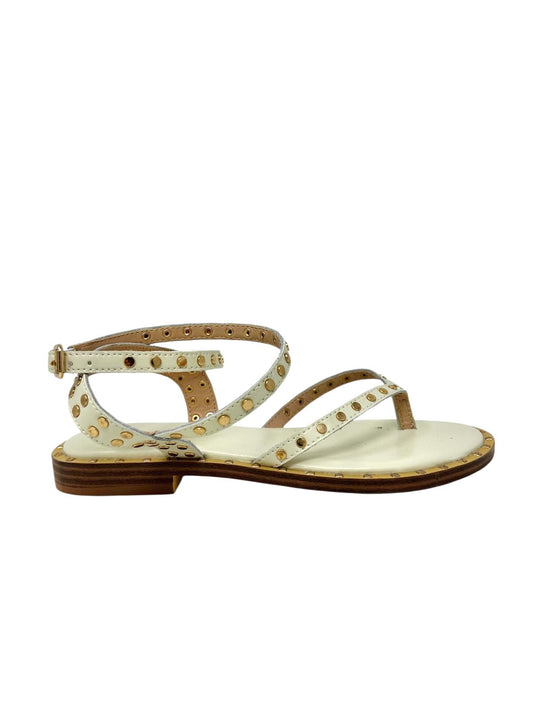 Sandalo infradito gladiatore beige - E3702AB