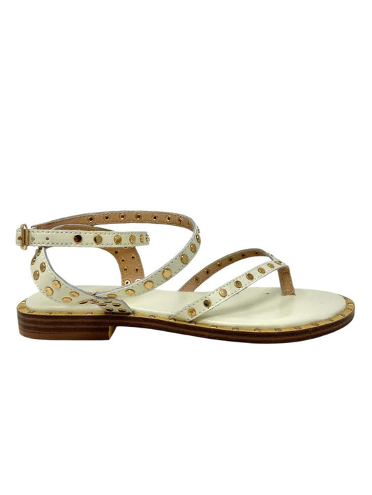 Sandalo infradito gladiatore beige - E3702AB
