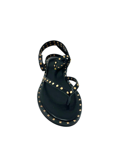 Sandalo infradito gladiatore nero - E3702A