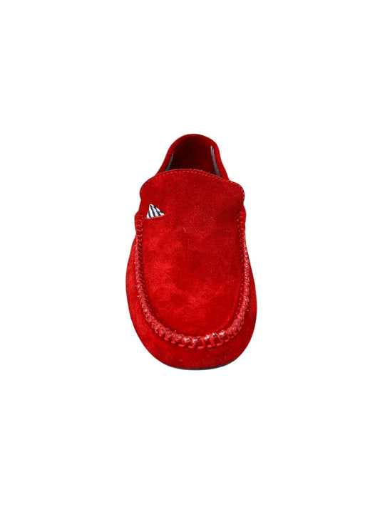 Mocassino car shoes camoscio rosso - U16017D