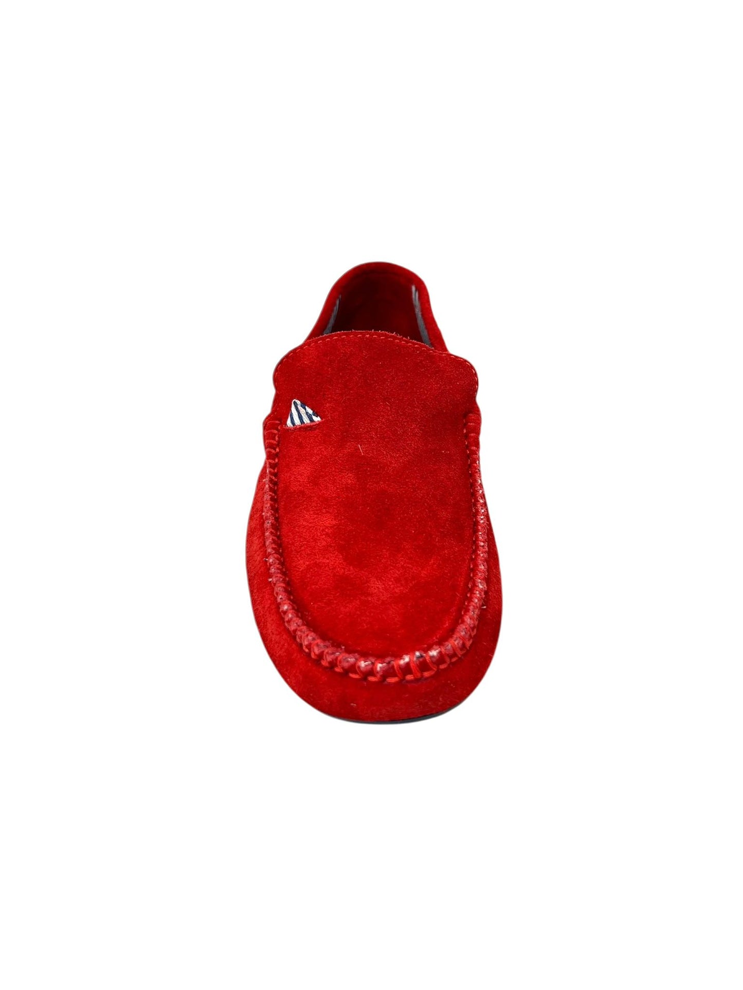 Mocassino car shoes camoscio rosso - U16017D