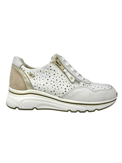 Sneakers donna color vitello bianco - 36061