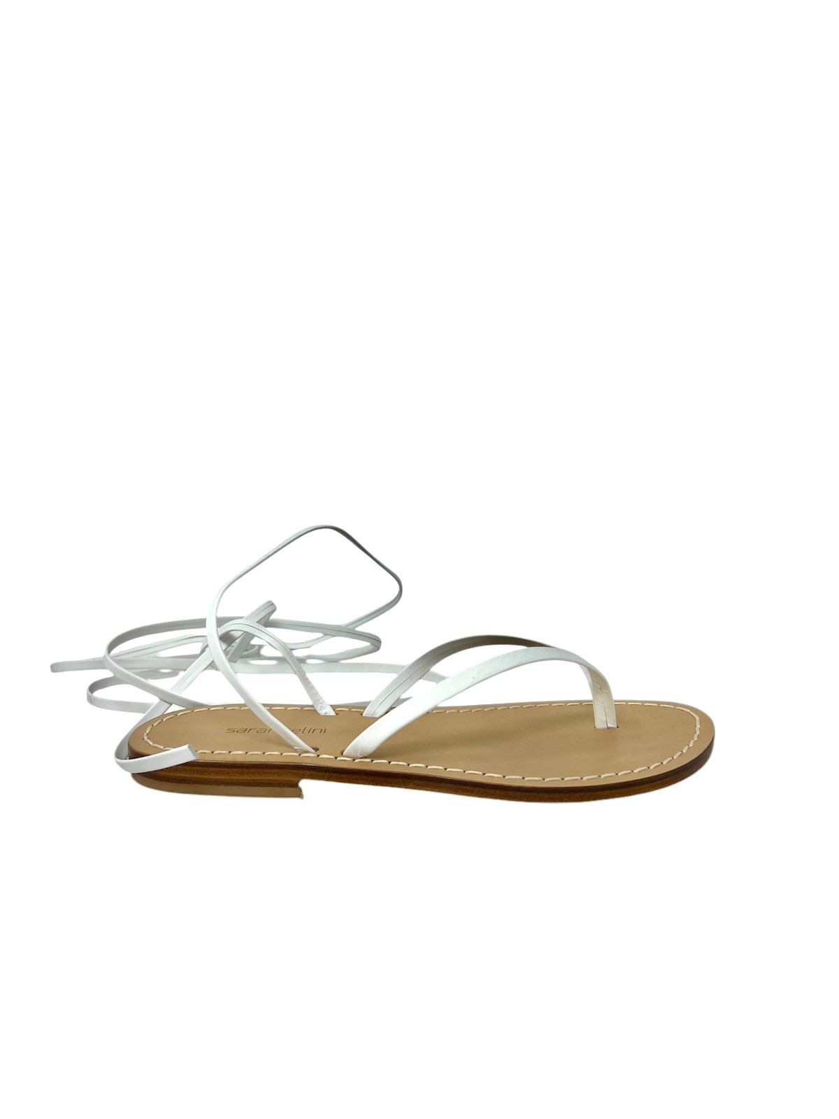 Sandalo in pelle alla schiava bianco - CS02