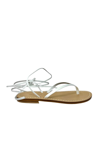 Sandalo in pelle alla schiava bianco - CS02