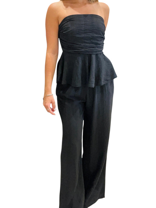 Top nero in viscosa - 252701
