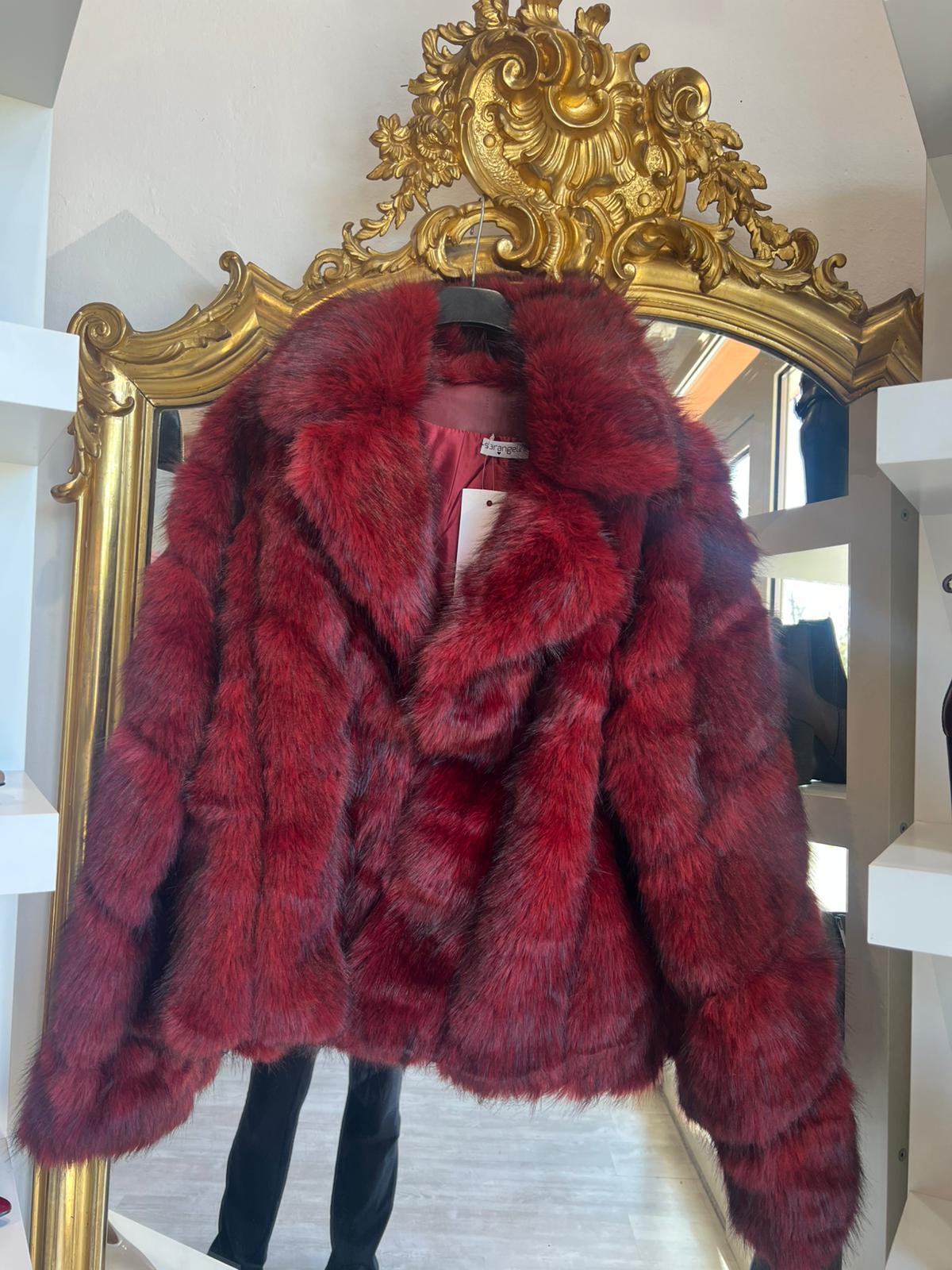 Eco-pelliccia collo reverse