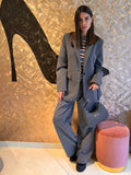 Completo grigio gessato - 3264