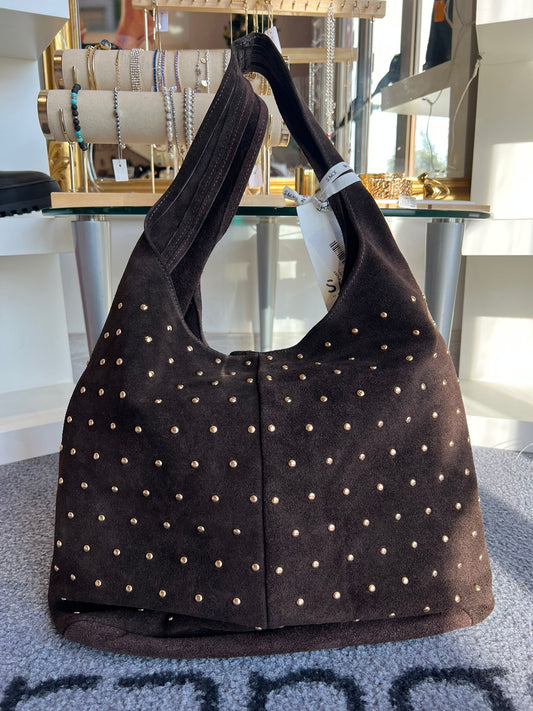 Borsa camoscio con borchie VEASTUD