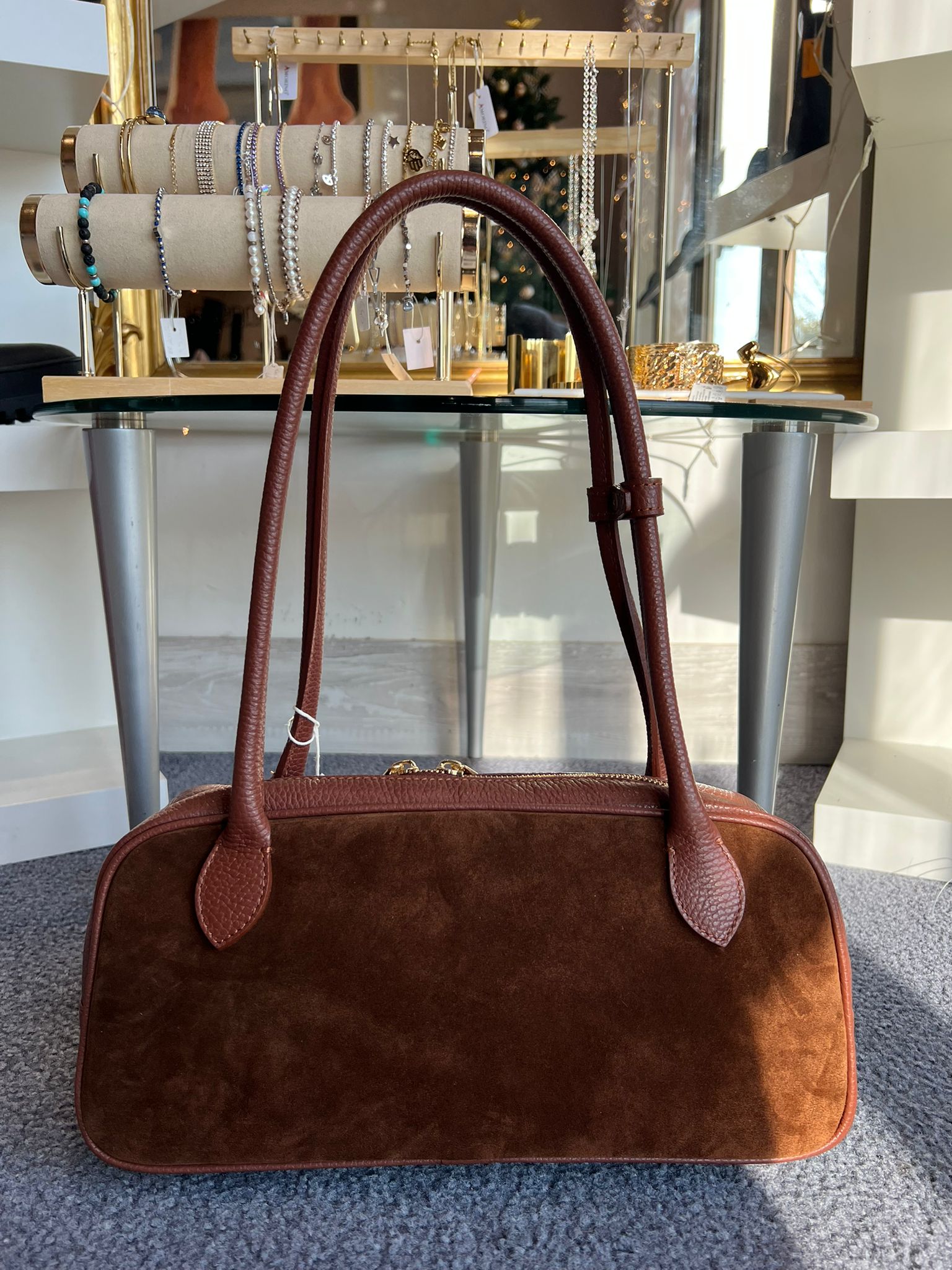Borsa bauletto con manici rigidi - 15936