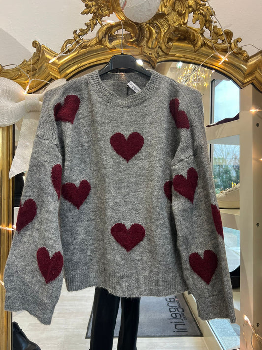 Maglioncino cuori