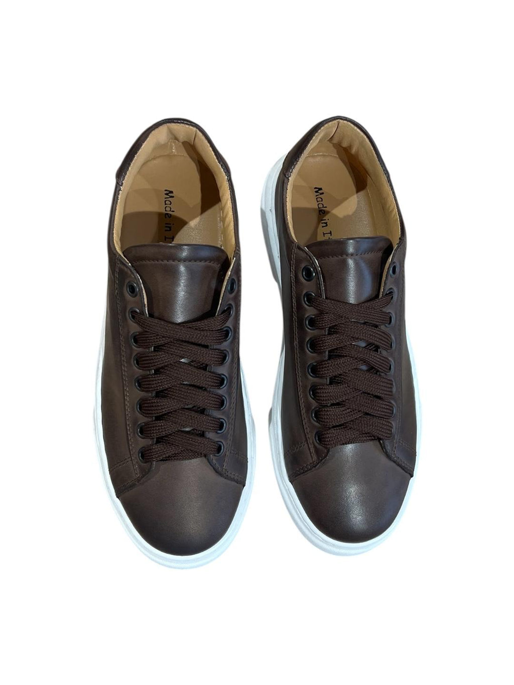 Sneaker in vera pelle marrone V_SNEAKMAR