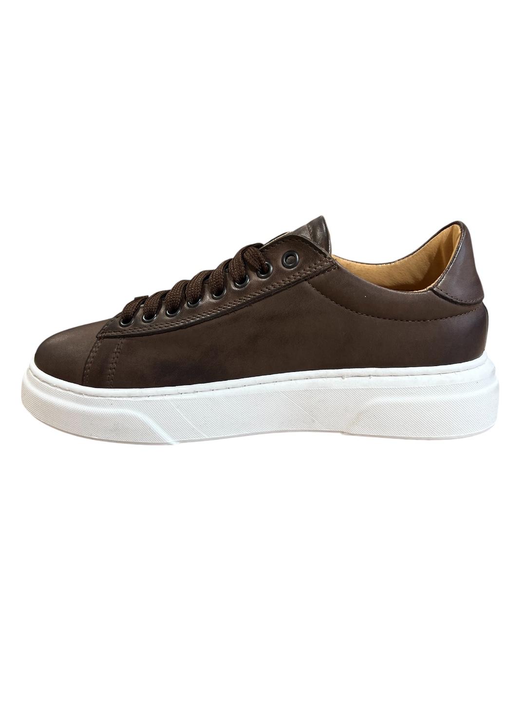 Sneaker in vera pelle marrone V_SNEAKMAR