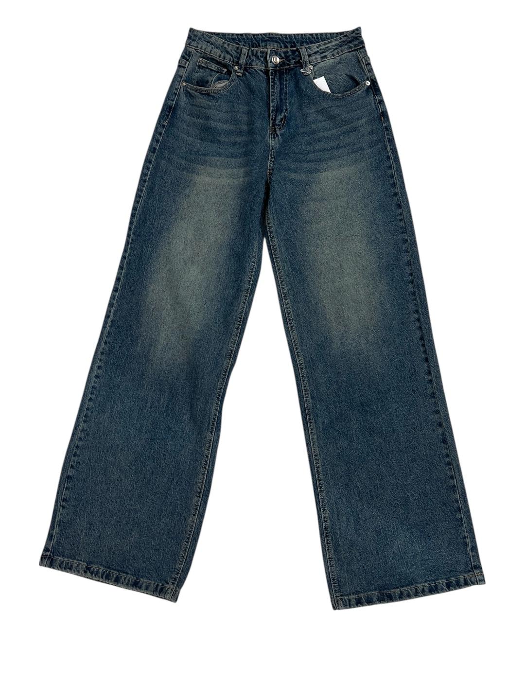 Jeans Denim Blu a palazzo - V_50100J