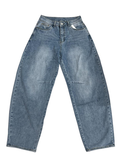 Jeans baloon lavaggio chiaro V_6397