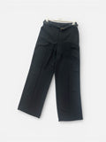 Pantalone a palazzo con cintura nero V_T22NERO