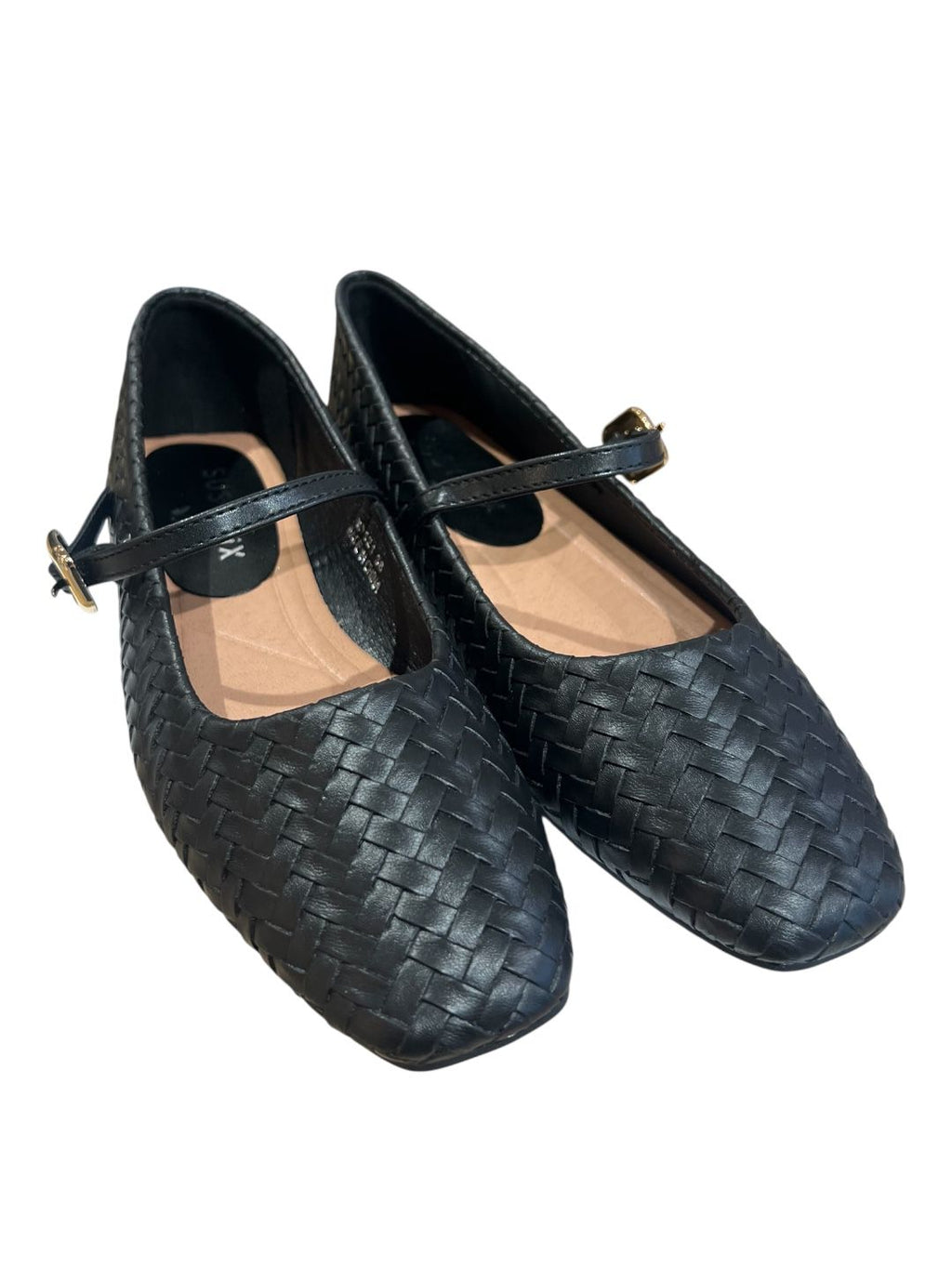 Ballerina nera intrecciata V_RY121