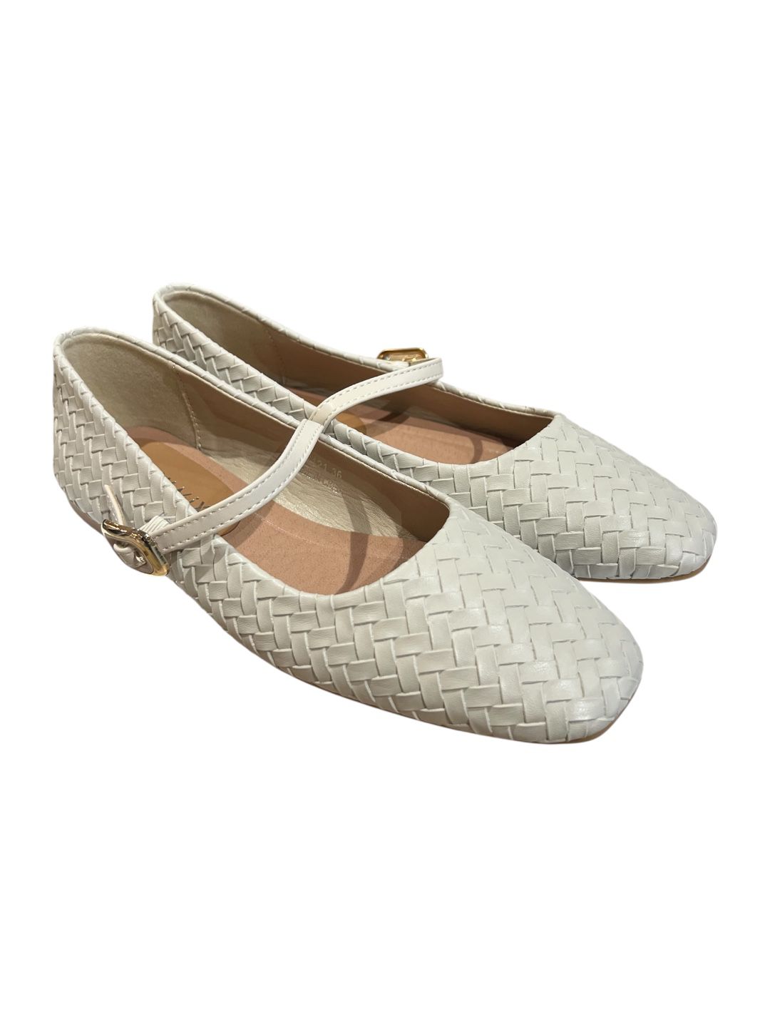 Ballerina beige intrecciata V_RY121B