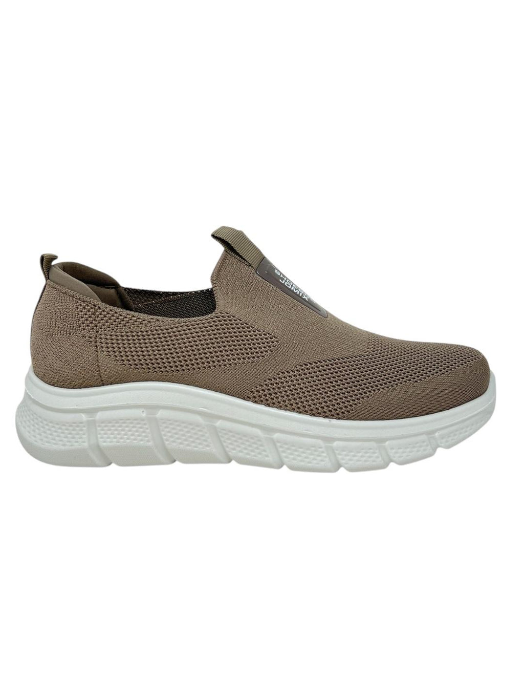 Slip-on kaki in tessuto - V_0415K
