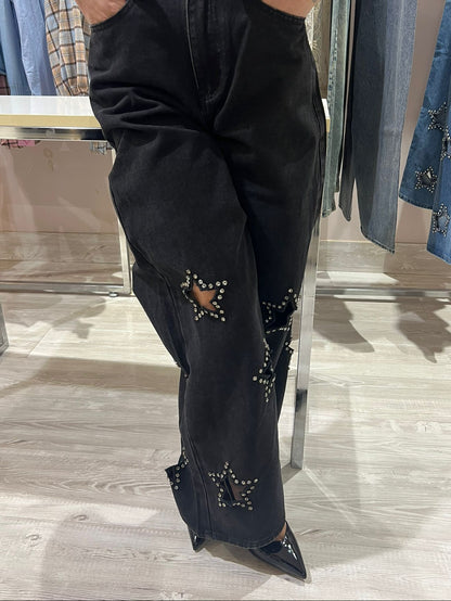 Jeans nero star V_7250N