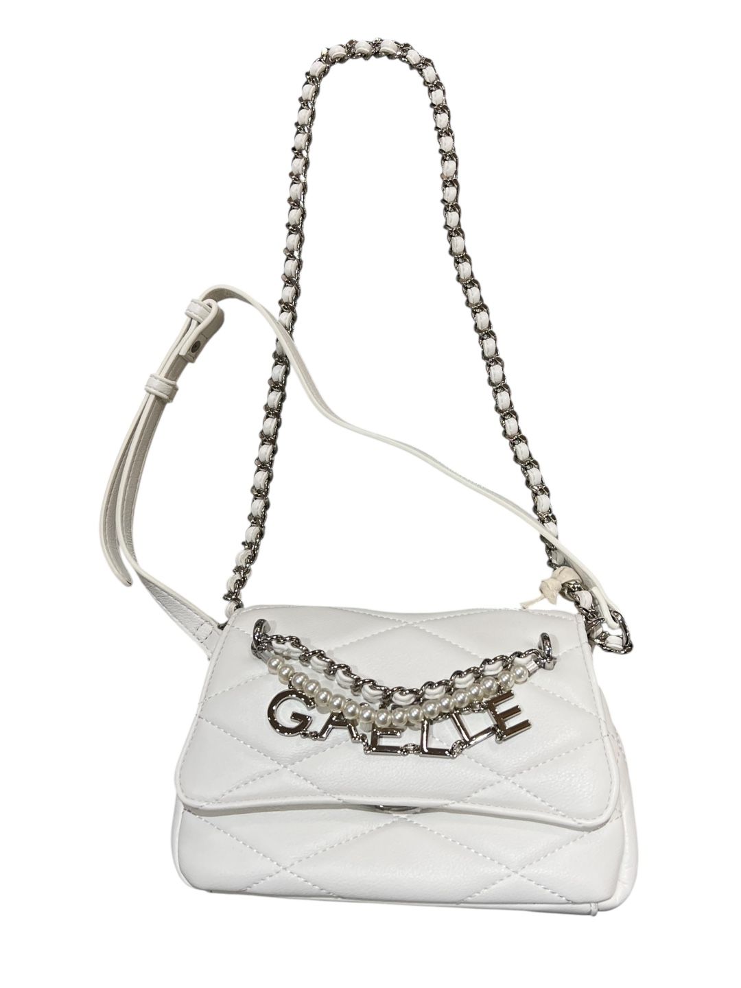 Mini shoulder strap perle e charms - V_GAAC