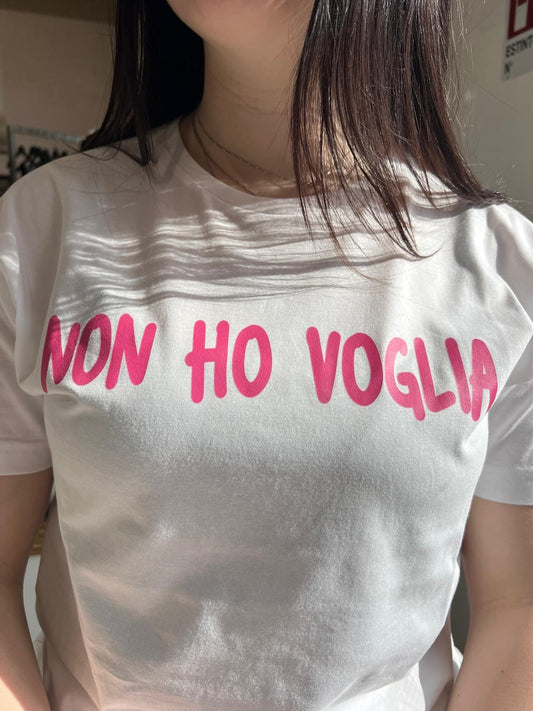 T-shirt Non ho voglia V_TSH36