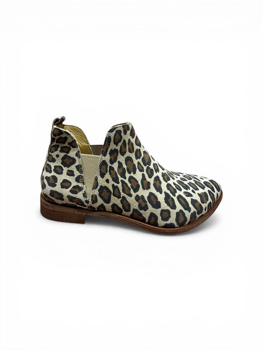 Stivaletto basso stampa leopardo V_201LEO