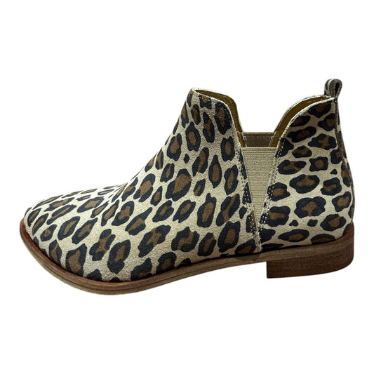 Stivaletto basso stampa leopardo V_201LEO