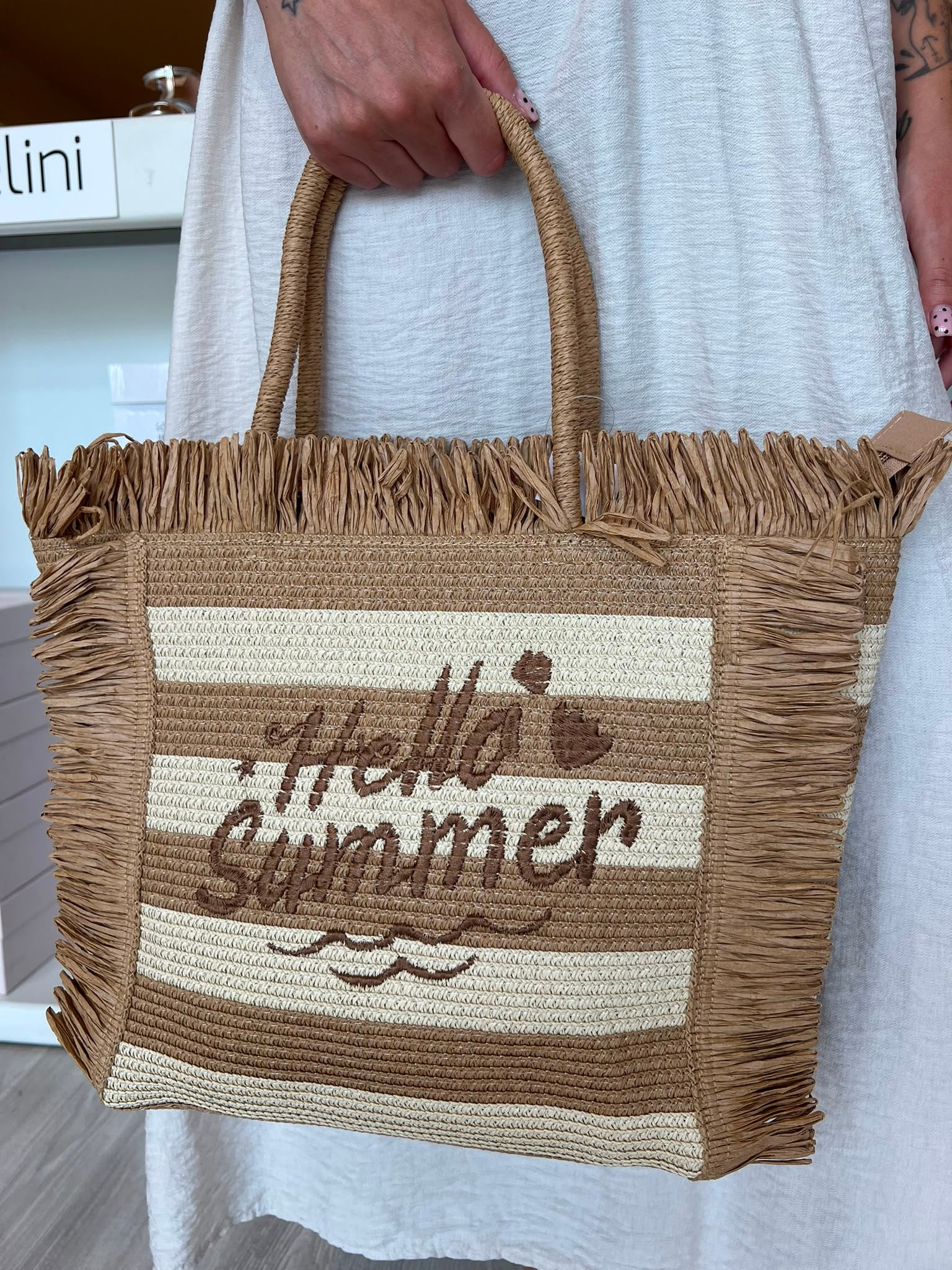Borsa mare Hello Summer! V_BOR016