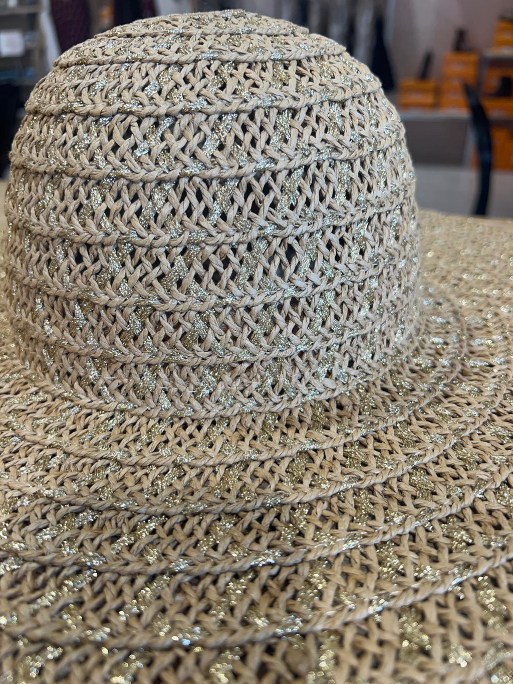 Cappello intrecciato mare V_CAP004G
