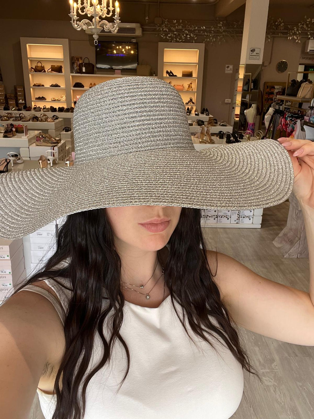 Cappello intrecciato mare V_CAO004G