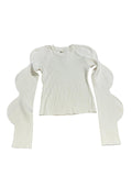 Maglia con maniche ondulate - 782800