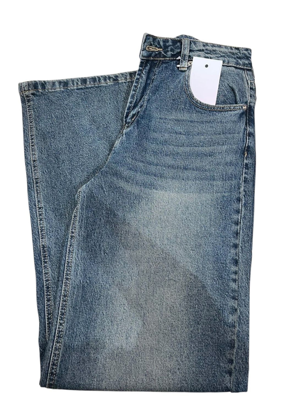 Jeans Denim Blu a palazzo - V_50100J