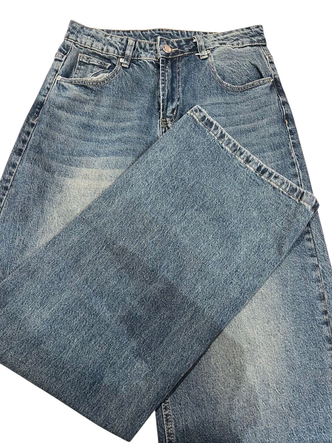 Jeans Denim Blu a palazzo - V_50100J