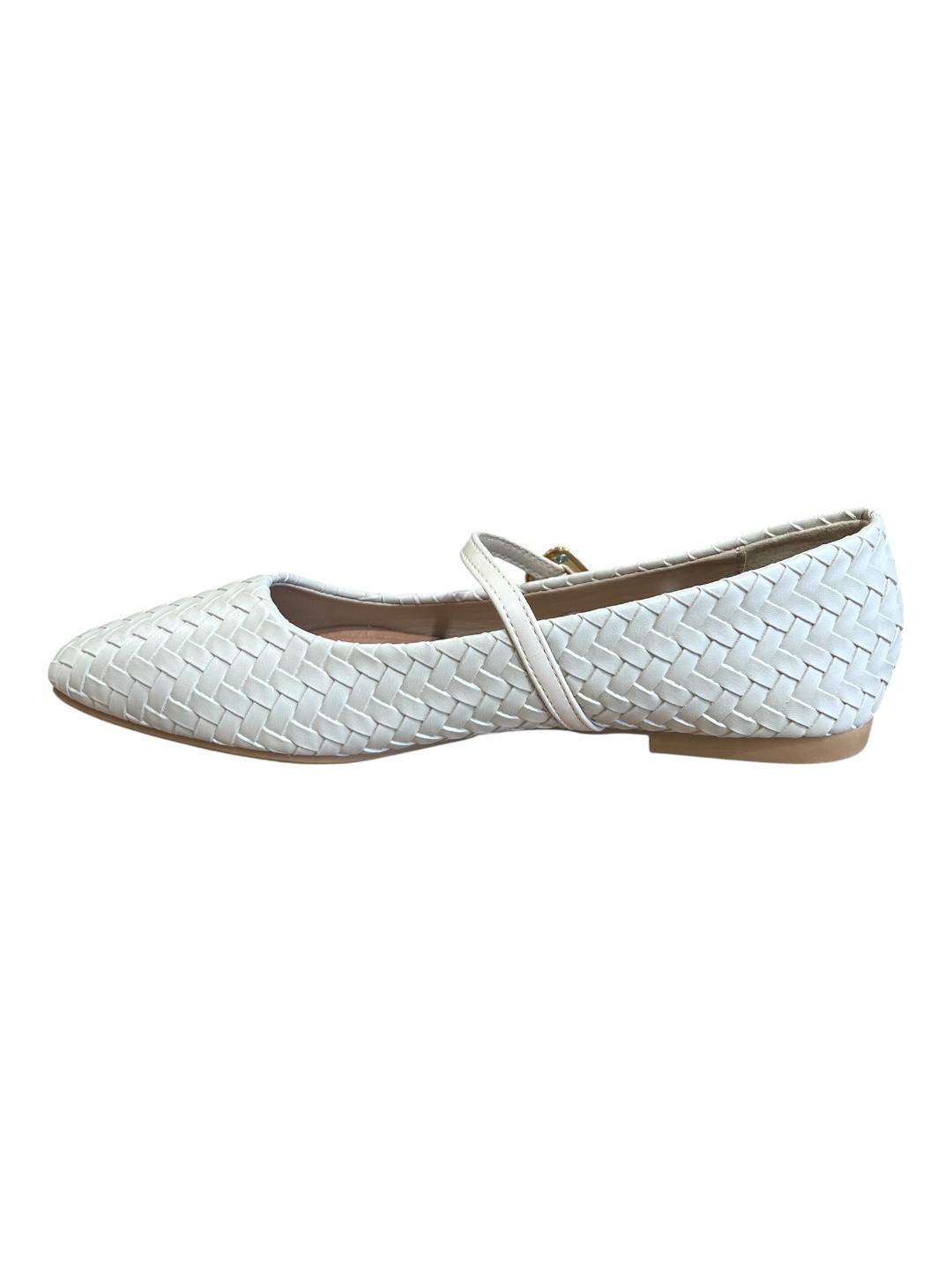 Ballerina beige intrecciata V_RY121B
