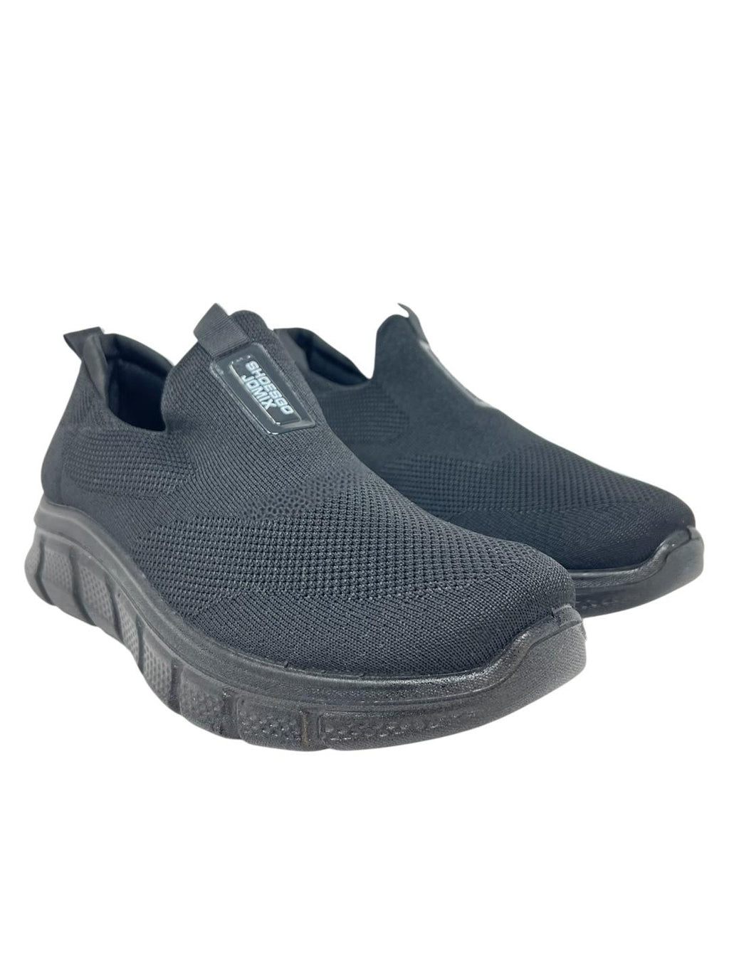 Slip-on nera in tessuto - V_0415N