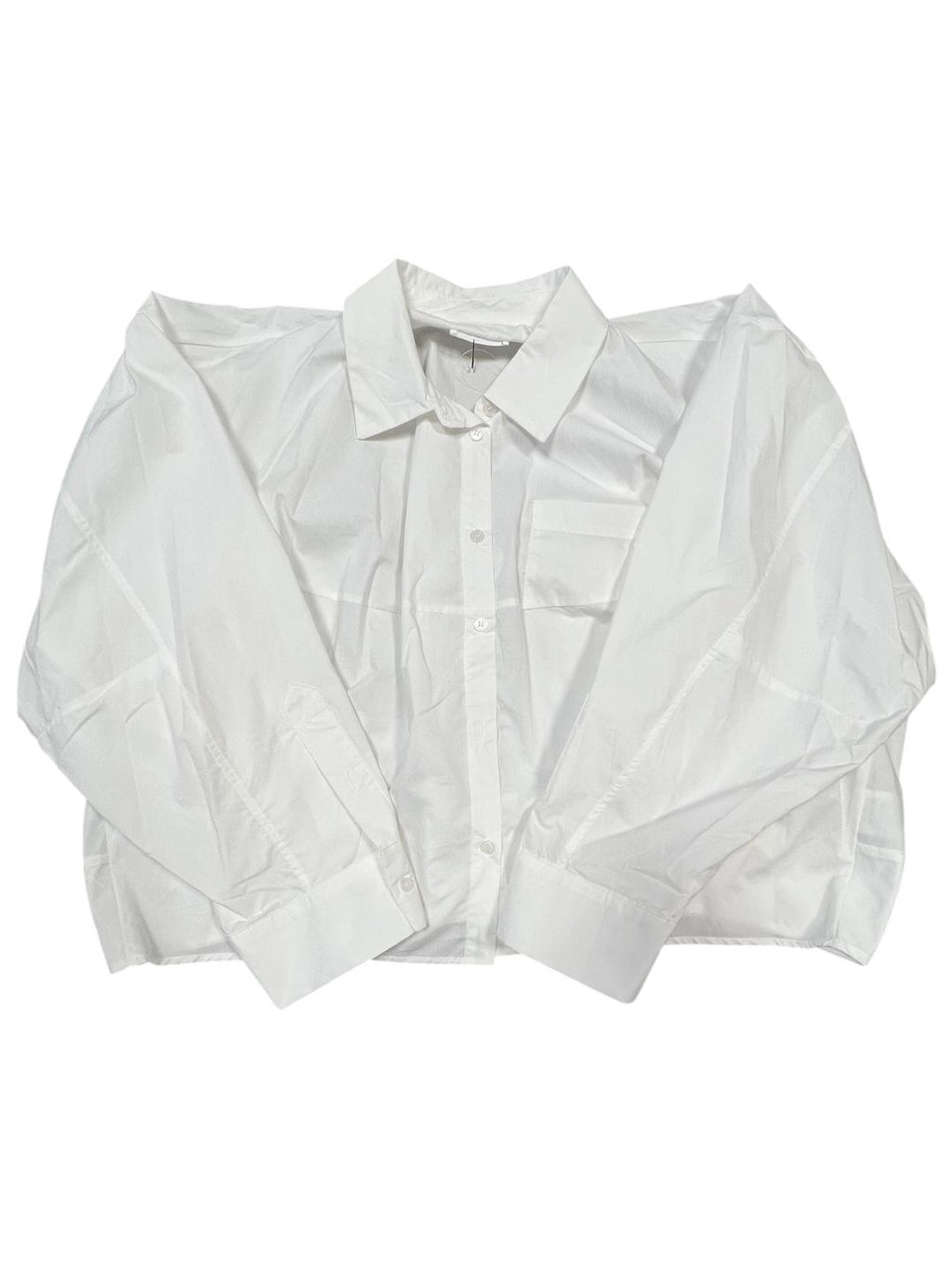 Camicia cropped cotone - V_2641