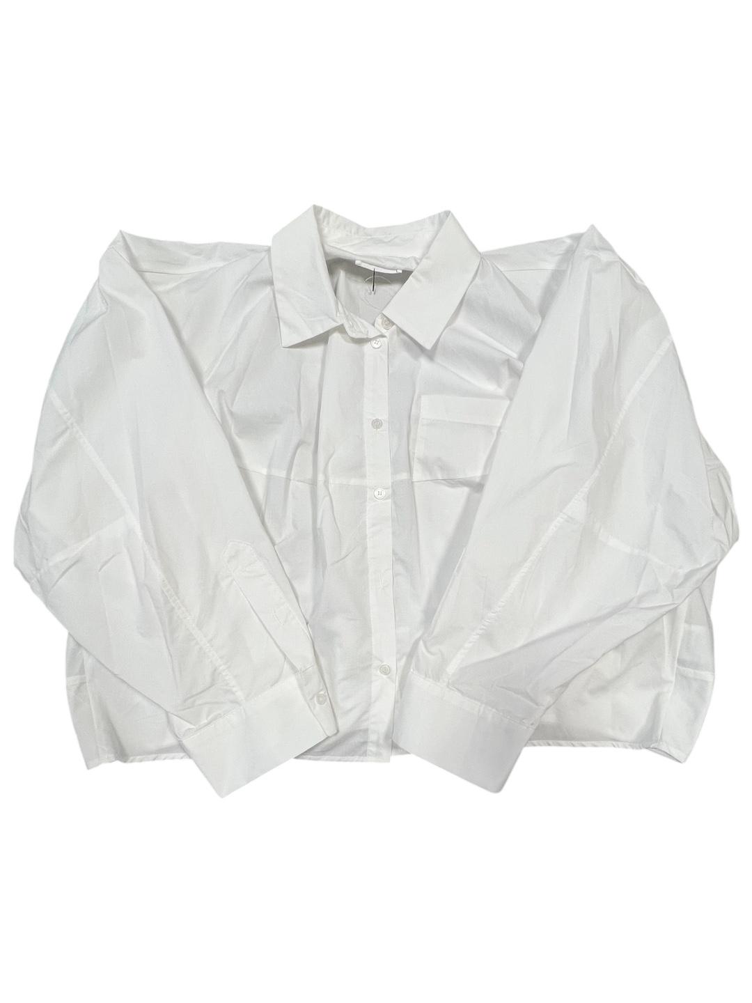 Camicia cropped cotone - V_2641