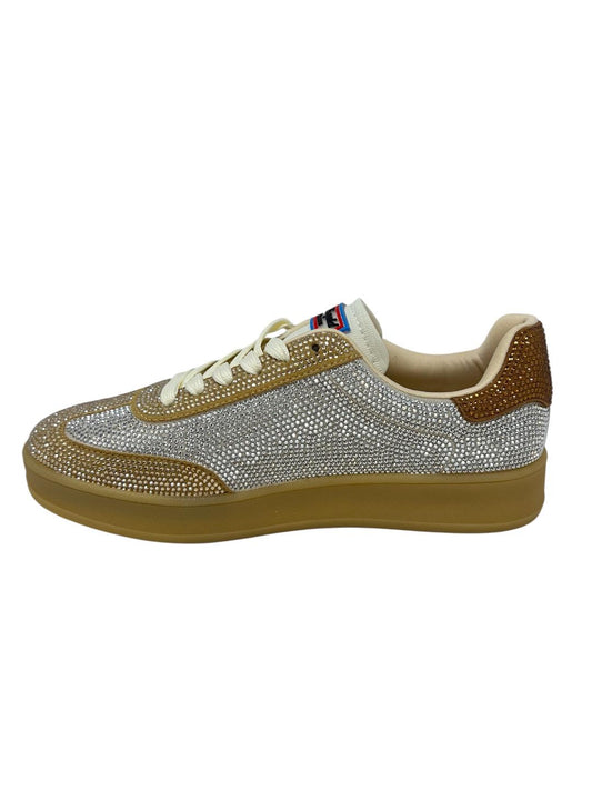 Sneakers brillantata oro/argento - V_GB1048