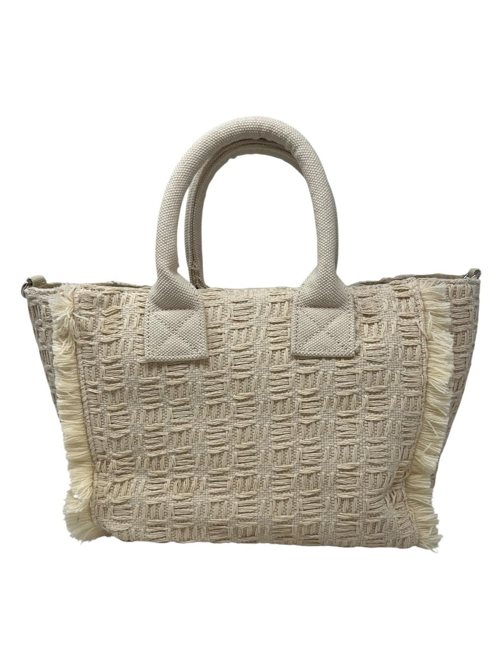 Gaelle Regular shopper ricamo logo Beige - V_W0317B