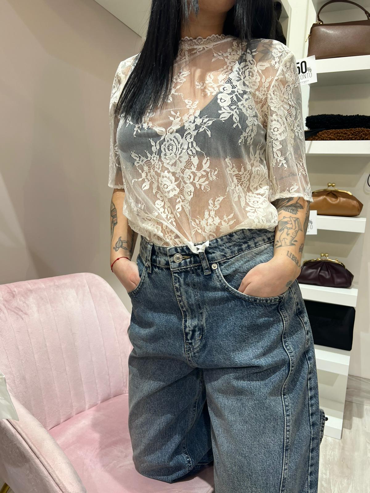 Maglia scatola crema V_PP369