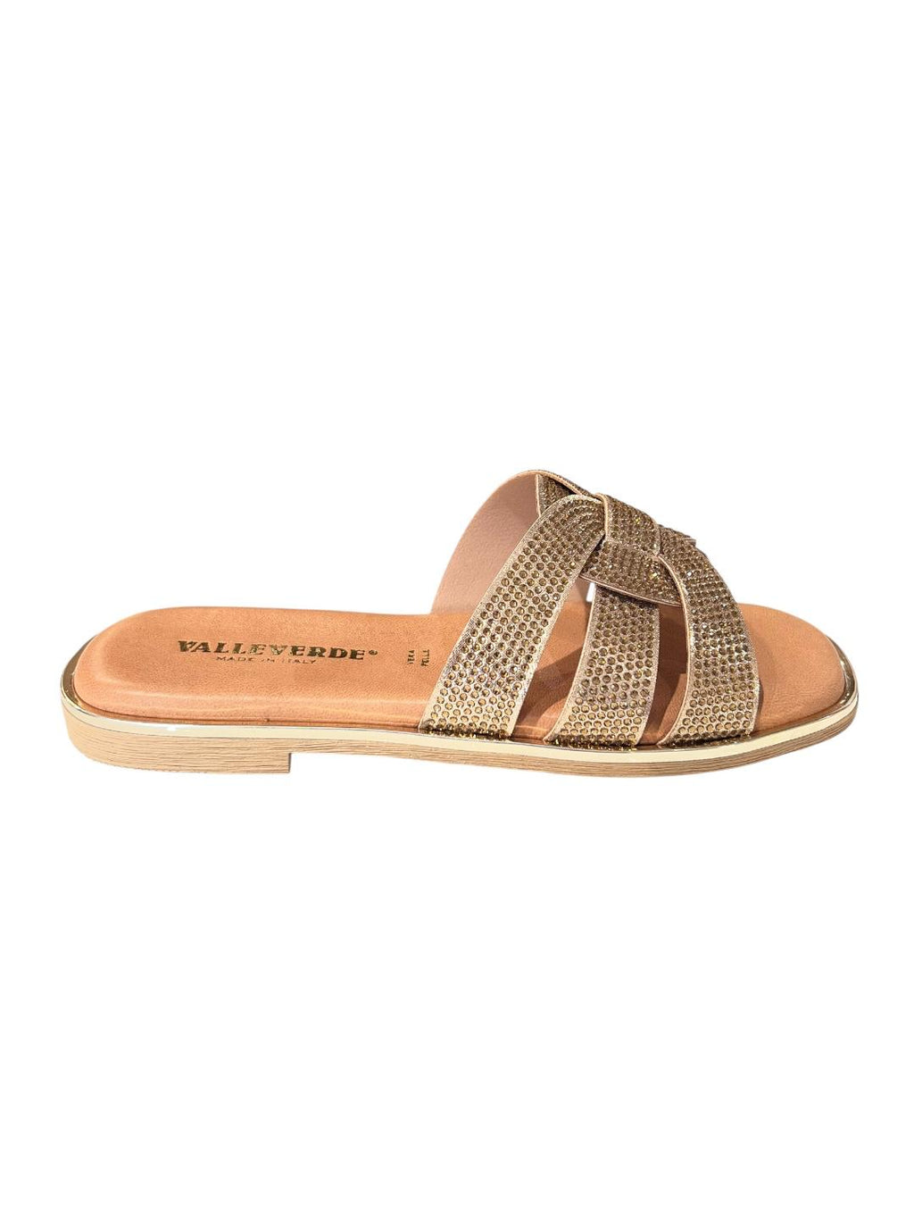 Sandalo a ciabatta bronzo - V_32032