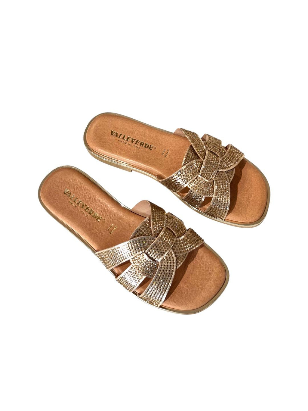 Sandalo a ciabatta bronzo - V_32032