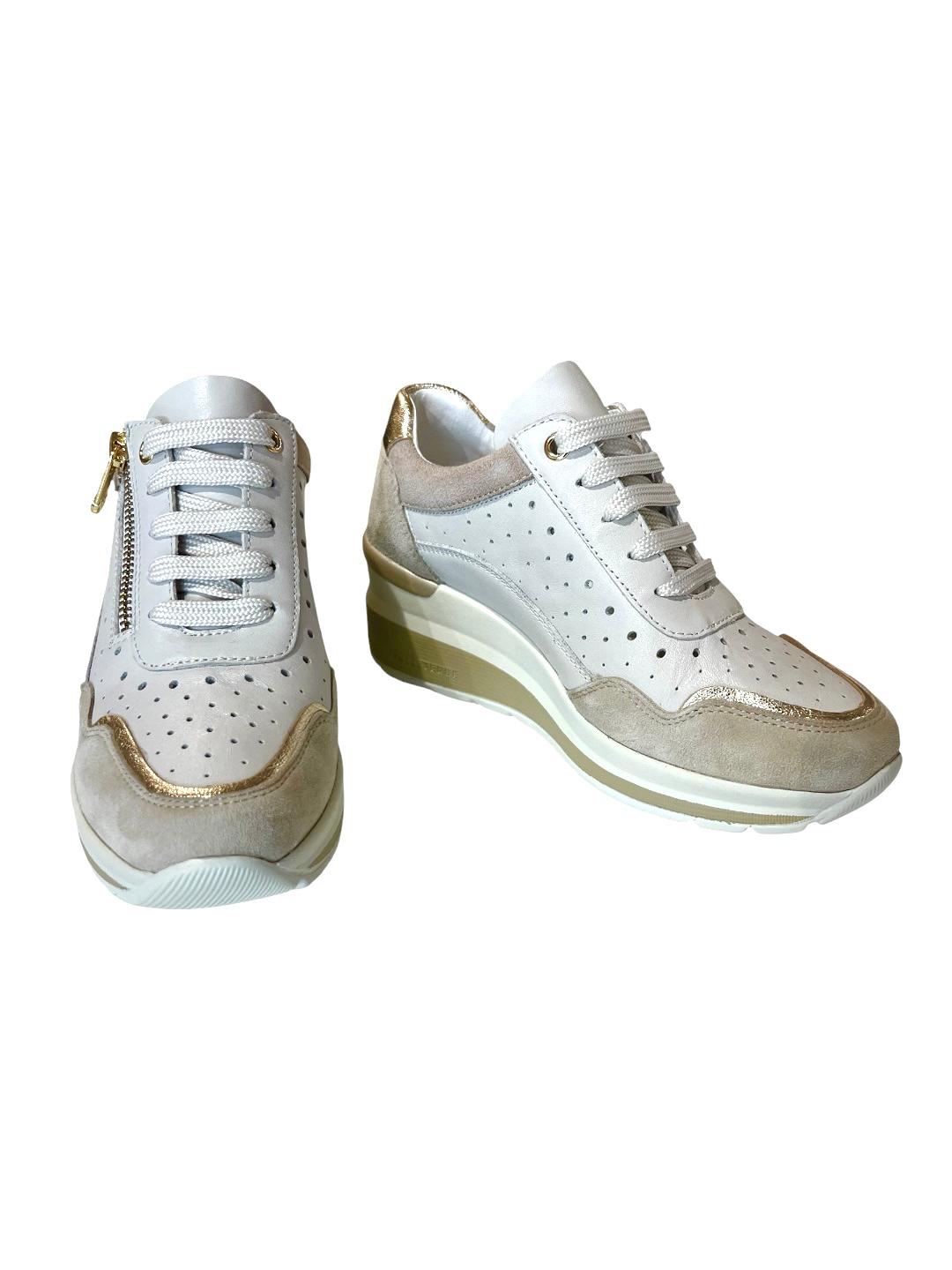 Sneaker in nappa con platform Valleverde V_VVCA153
