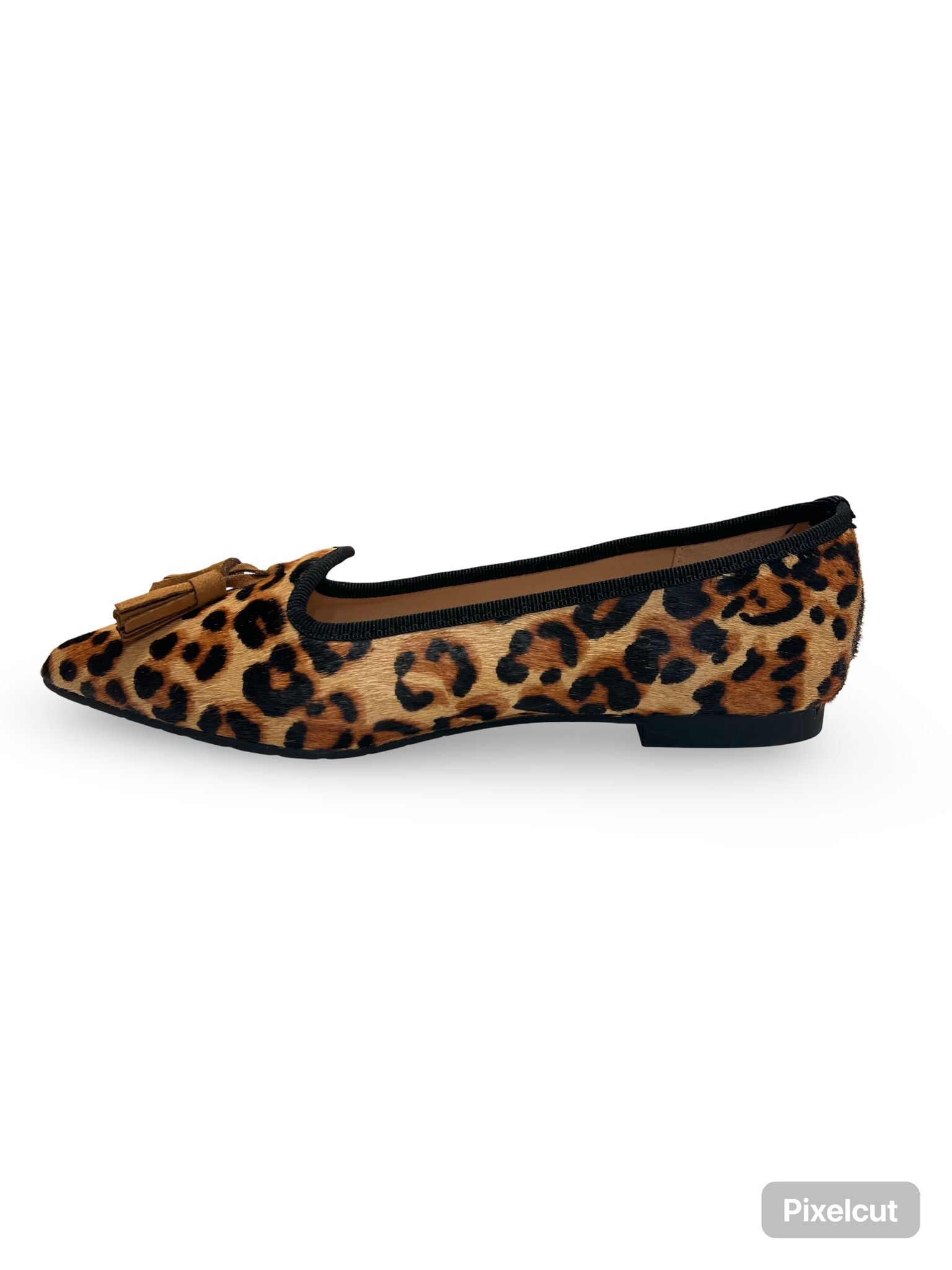 Ballerine leopardate con nappa V_A0325ML
