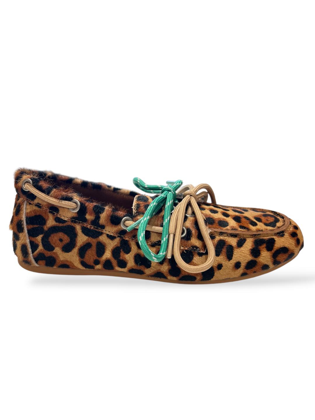 Mocassino leopardato in pelle V_A0601LE