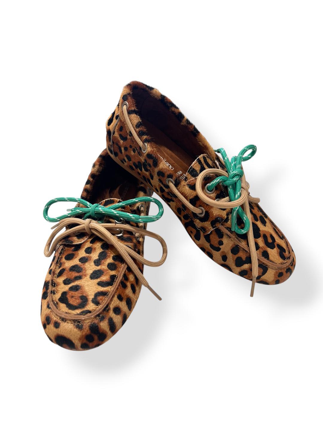 Mocassino leopardato in pelle V_A0601LE
