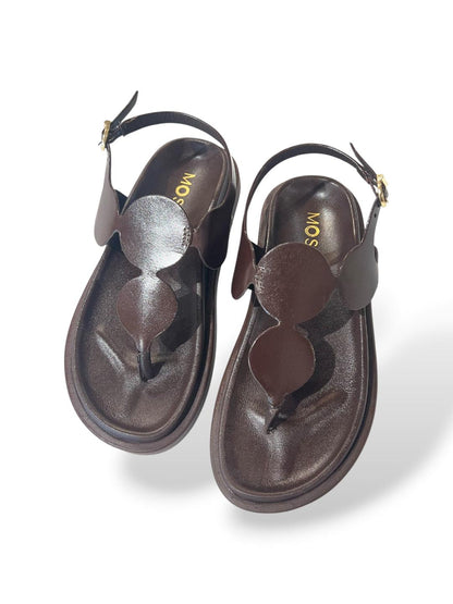 Sandalo infradito fusbet moro - V_F8320